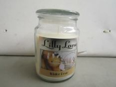 Lilly lane winter pear 18oz candle , new.