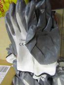 pack of 12 nitrite work gloves, new
