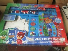 PJmasks with sticker , stamps and colours for ages 3+ , boxed.