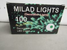 5 x Milad lights decorative LED lights(green) , we have checked the lights and they appear to work ,