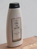 Box of 12 x 400ml Oil of Aloe moisturising lotion product , new and boxed.