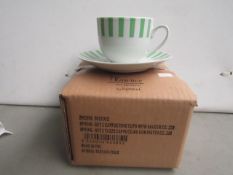 3 x boxes of 2 cappuccino cups with saucer , new and boxed.