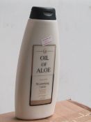 Box of 12 x 400ml Oil of Aloe moisturising lotion product , new and boxed.