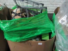 Pallet of Approx 50 what appears to be mainly metal Customer returns such as Pans, Maidens etc, this