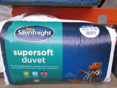 4x Silent Night Supersoft 10.5 tog king size duvets, new in packaging