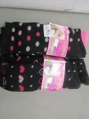 2 x packs of 3 pairs of ladies polar thermal fashion socks sizes 4-7 , new and packaged.