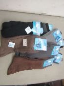 7 x pairs of Big Foot fresh feel socks , sizes 11-14 , new and packaged.