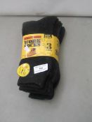 3 x pairs of mens Heavy Duty work socks sizes 6-11 , new and packaged.