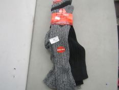 3 X Wool Rich Boot socks size 6-11 new in packaging