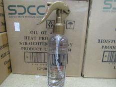 Box of 12 Oil Of Aloe Heat Protection   Straightening spray each contains 200 MLS all new in