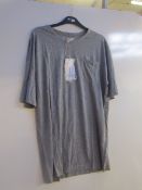 Bellfield Men's Grey T Shirt, size M, new and packaged.