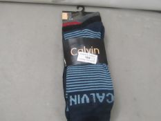 3 x packs of 3 mens Calvin Paris socks sizes 6-11 , new and packaged.