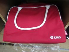 Breo red handbag.