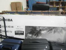 2x various smashed screen TV's: samsung - UE65NU7670U, Toshiba - unknown codem both boxed
