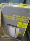 Sensible eco living motion sensor trash can , boxed.