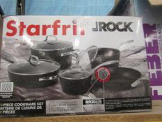 Starfrit the rock 10 piece cookware set RRP of £115.00 on Ebay, new and boxed.