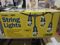 Feit electric 48ft sting lights, unchecked and boxed