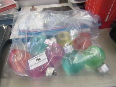 Bag of 8x various 40ml shower gels, all unchecked