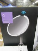 SimpleHuman 8" sensor mirror, unchecked and boxed