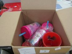 Box of approx 6x various kids drinking cups, all unchecked