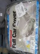 Streetwize waterproof full car cover, medium, unchecked