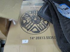 set of 4x 14" wheel covers, unchecked