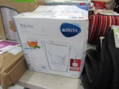 2x various designed Brita water filters, both unchecked and boxed