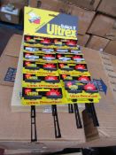 12x Packs of 28 Ultrex razors all new and boxed.