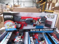 Boom Rapid Madness smart stick gun set, new and boxed.