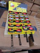 12x Packs of 28 Ultrex razors all new and boxed.