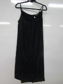 Natasha black night gown, size: M.