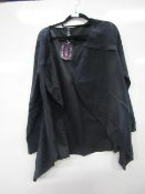 Chao Yi Xiu classical fashion black top, size: XL.