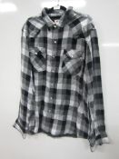 Levi's chequered long sleeve shirt, size: XXL.