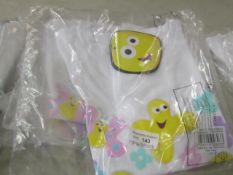 4x CBeebies Children's t-shirts aged 2-3, 3-4, 4-5 & 5-6. All new in packaging.