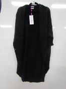 Your Style long black cardigan, size: S.