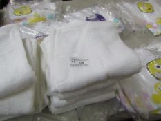 8x Guest 100% Egyptian cotton hand towels. New.