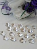 Amazing VVS Clarity 150.50 Carat x 18 Pieces - Untreated Natural White Quartz gemstones - Concave