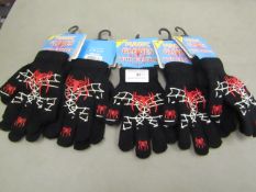 5 x pairs of Kids Magic Gloves with Grippers new with tags