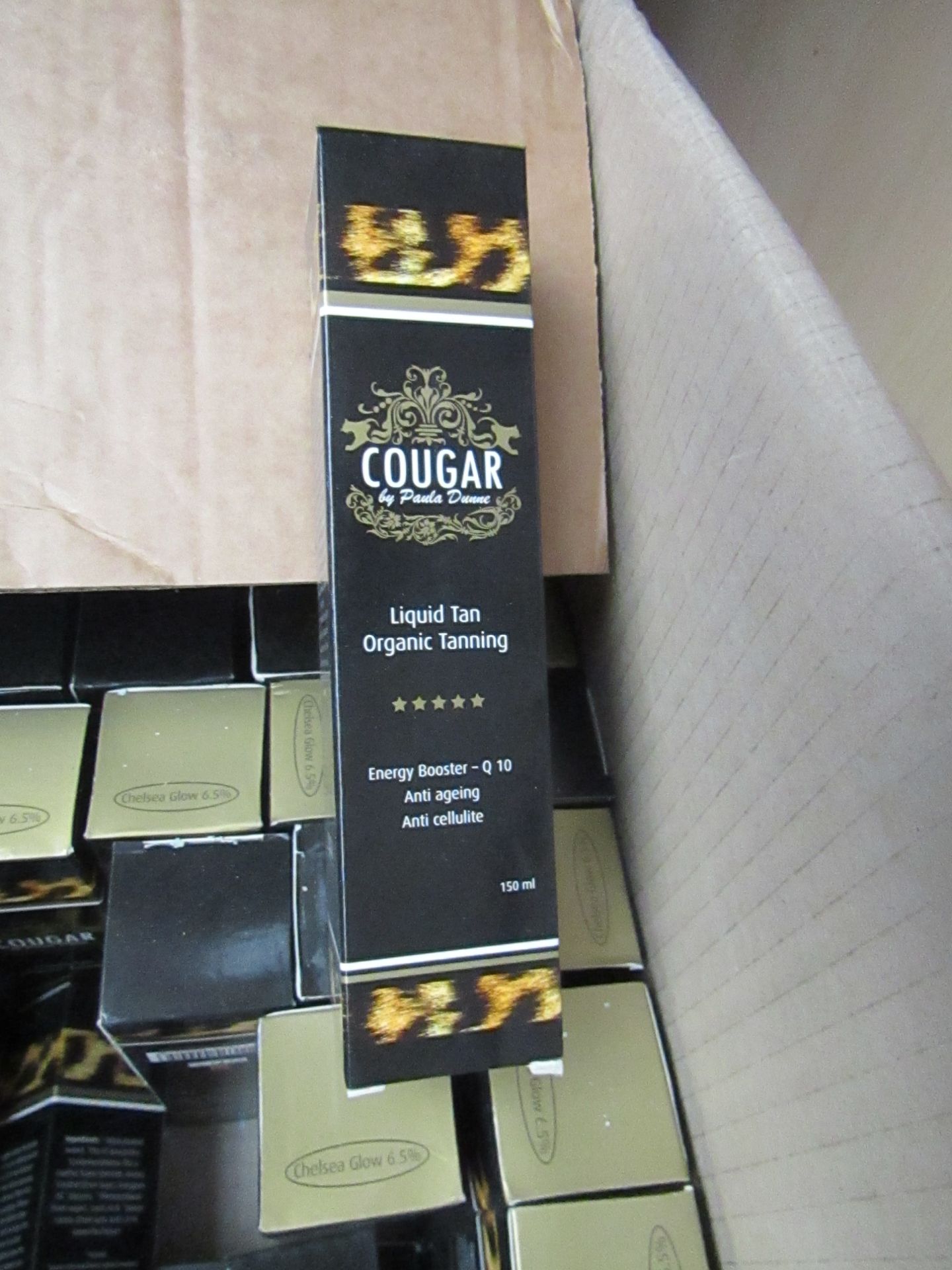 10 x Cougar liquid tan organic tanning , new and boxed.