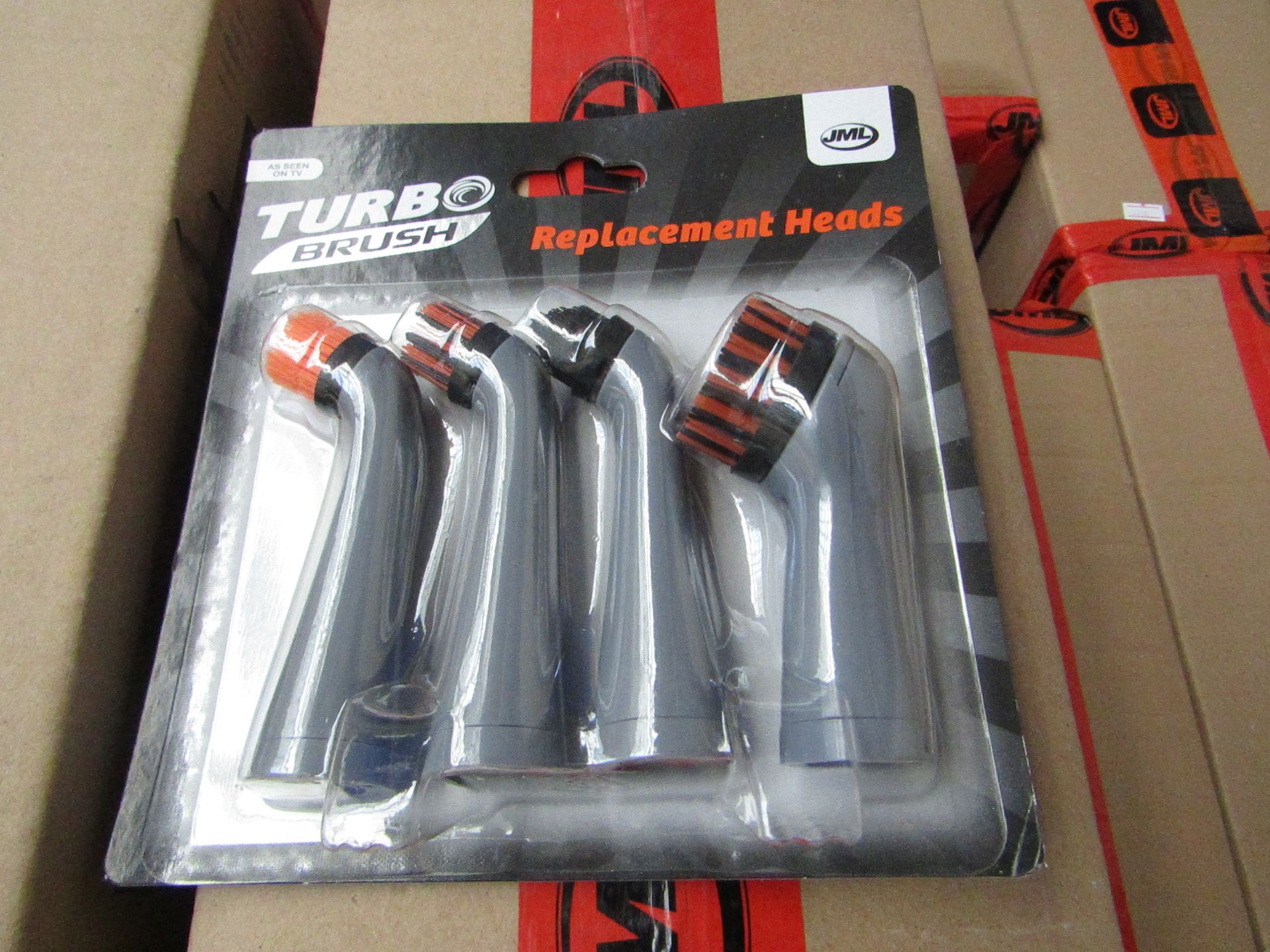 5 X Boxes of 12  JML Turbo brush replacement heads each set contains 4 heads ( thats 240 replacement