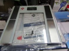 Renberg warranty card body scale , appears to be unused comes with batteries to.