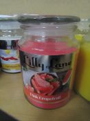 Lilly Lane pink grapefruit 18oz candle