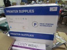 3 x boxes of printer supplies , boxed.
