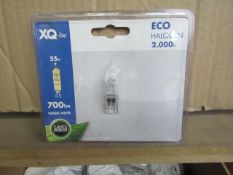 10x XQ Lite Eco halogen bulbs, all new and packaged.