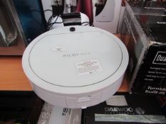 Pilot max robot automated vacuum cleaner, circa RRP £270, comes with charger, powers on but doesnt