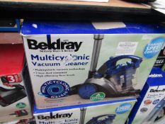 Beldray multi-cyclonic vacuum cleaner, tested working and boxed