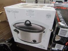 Morrisons 3.5 litre slow cooker, tested working and boxed