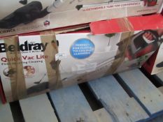 Beldray quick vac lite floor to ceiling vacuum cleaner, tested working and damaged packaging