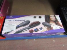 Go Straight heated brush, tested working and boxed.