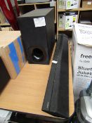 Sony active subwoofer with Sony wall mounted soundbar, soundbar is tested working but subwoofer is